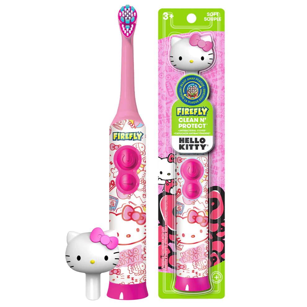 Firefly Hello Kitty Power Kids Toothbrush with Antibacterial Cover – available in Kenya
