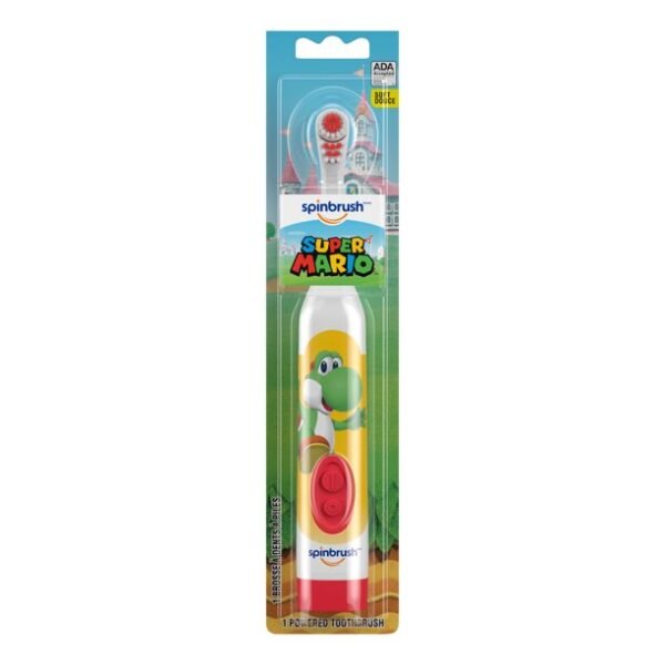 Spinbrush Super Mario Kids Electric Toothbrush – character-themed sonic brush for children, available in Kenya