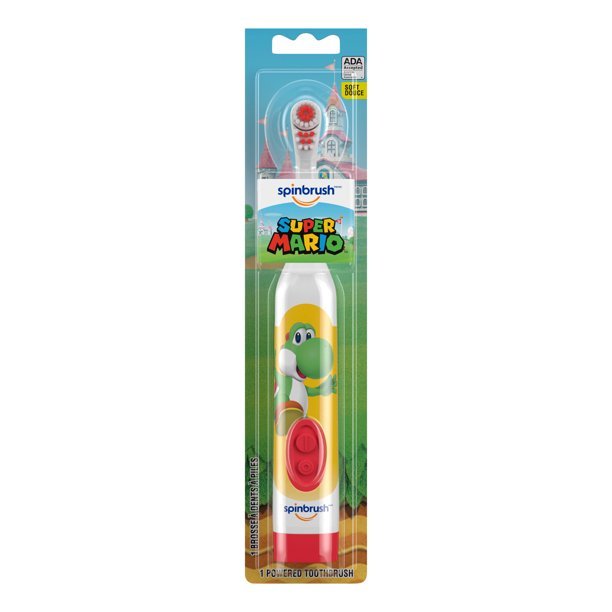 Spinbrush Super Mario Kids Electric Toothbrush – character-themed sonic brush for children, available in Kenya