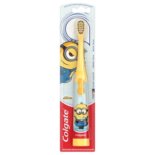 Colgate Kids Minions Battery Toothbrush – character-themed battery brush for kids, available in Kenya