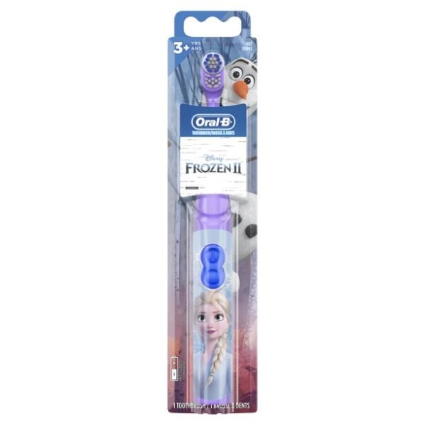 Oral‑B Kids Electric Toothbrush featuring Disney Frozen – rotating soft head, battery-powered, app-enabled, available in Kenya