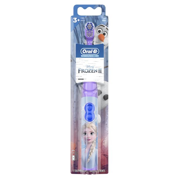 Oral‑B Kids Electric Toothbrush featuring Disney Frozen – rotating soft head, battery-powered, app-enabled, available in Kenya