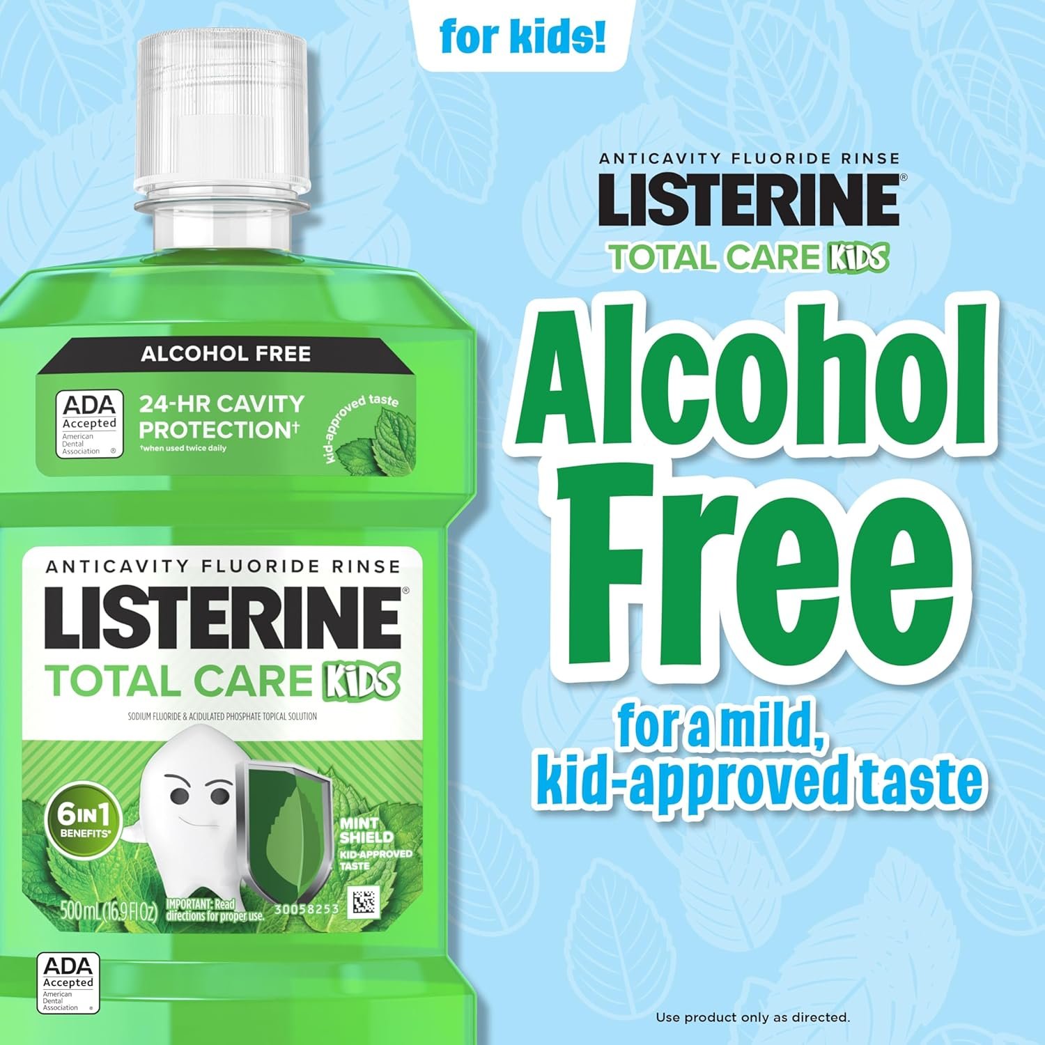 Listerine Total Care Kids Mouthwash Mint