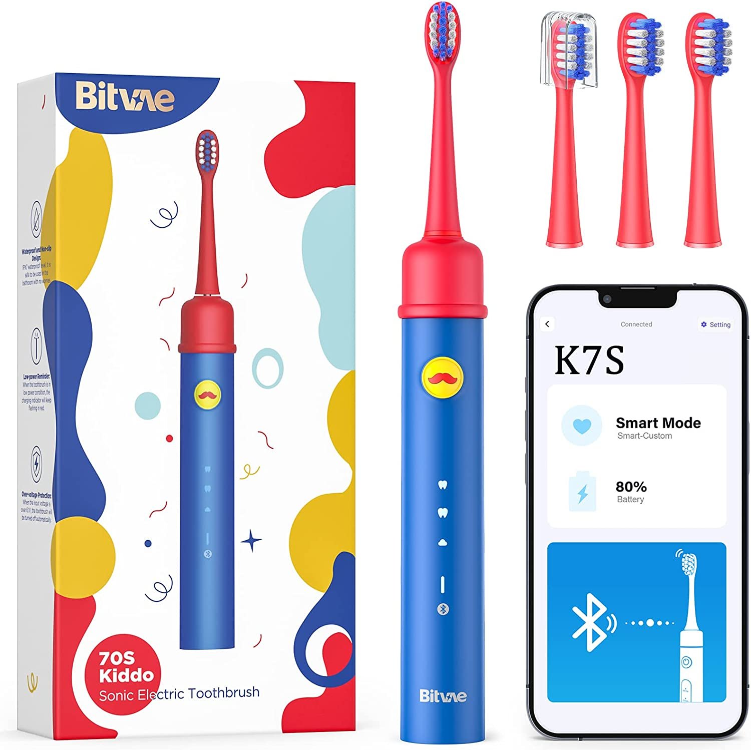 Bitvae K7S Bluetooth Toothbrush for Kids