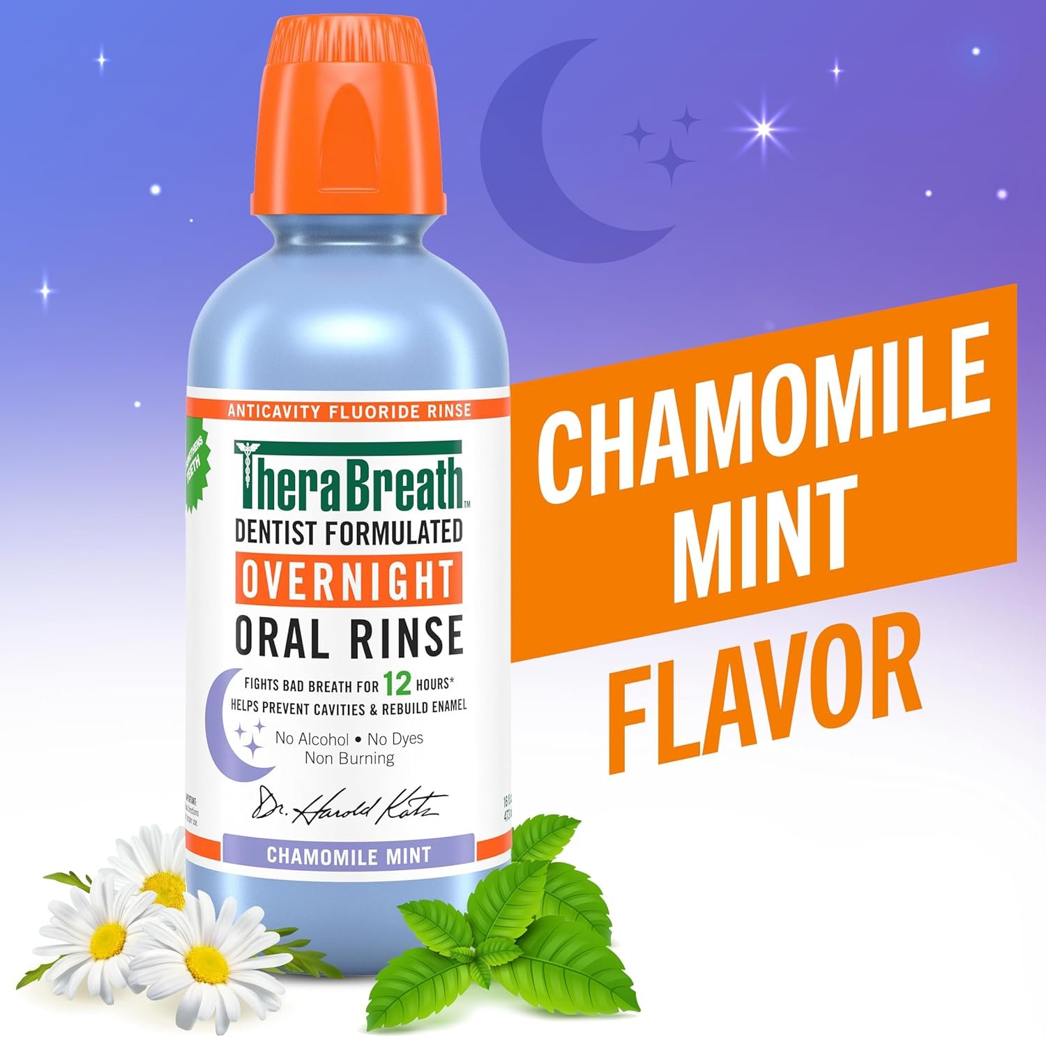 TheraBreath Fresh Breath Oral Rinse Chamomile Mint 500ml – Alcohol-free mouthwash for bad breath and gum health in Kenya