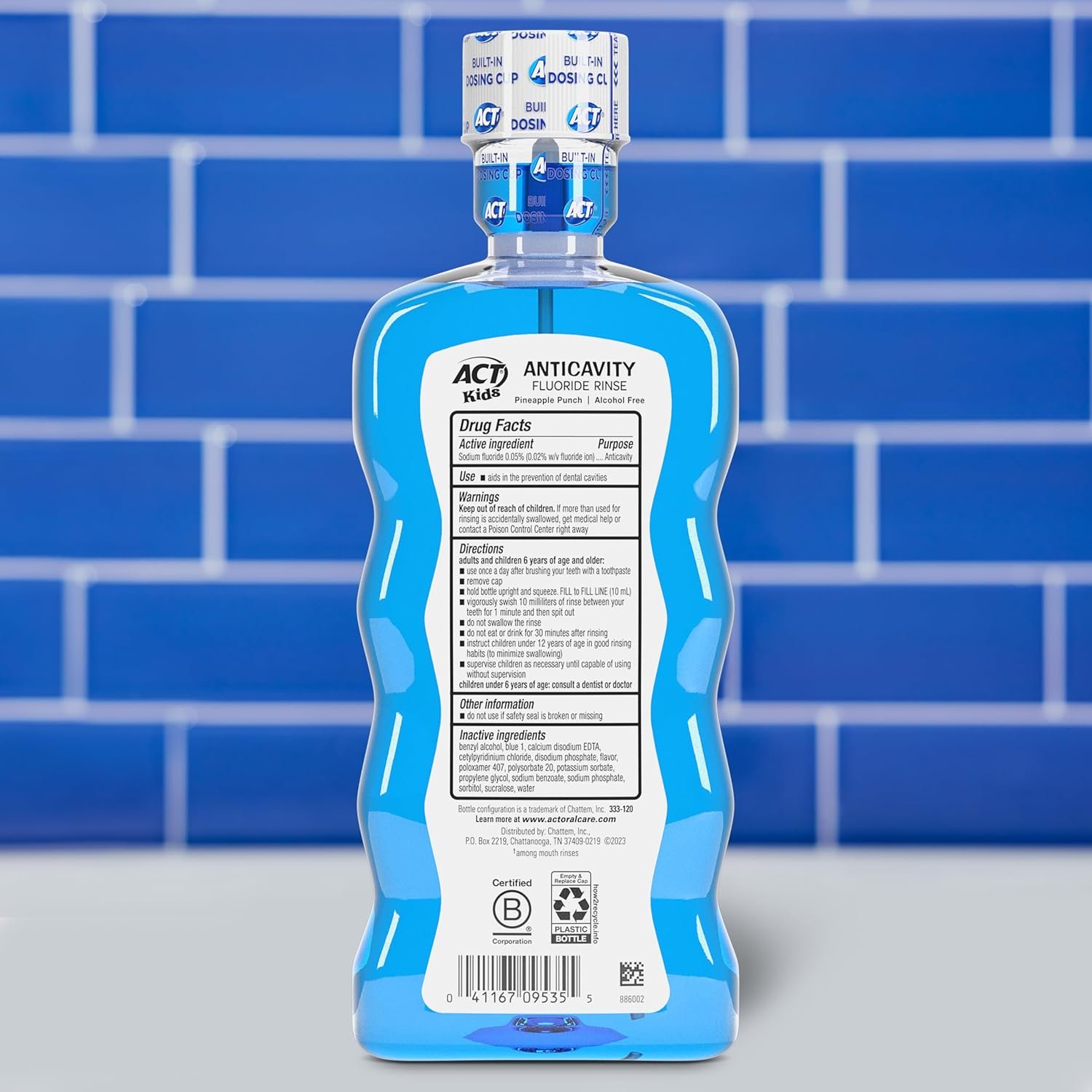 ACT® Kids Anticavity Fluoride Rinse – Pineapple Punch ACT® Kids Anticavity Fluoride Rinse – Pineapple Punch