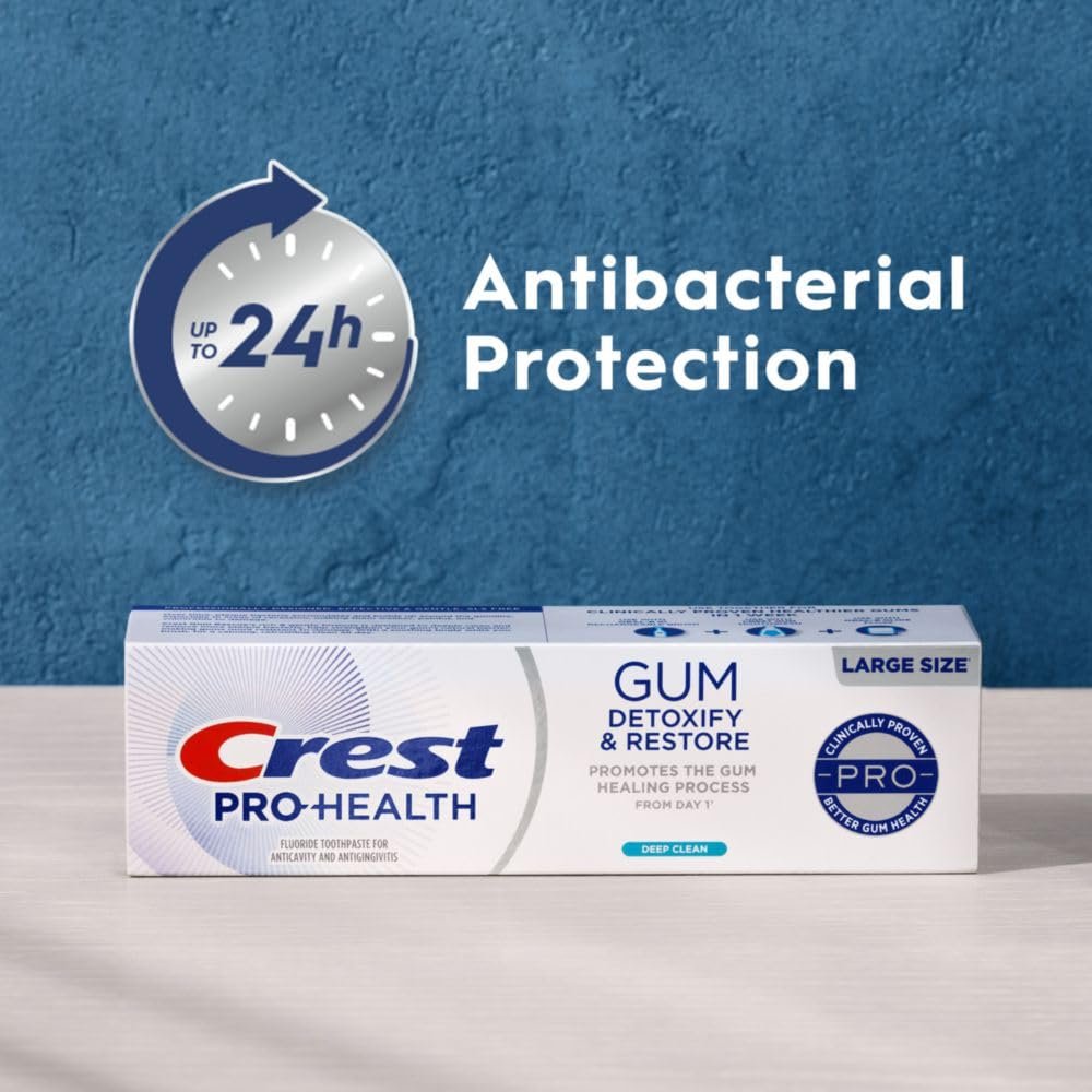 Crest Pro-Health Gum Detoxify & Restore Toothpaste – 4.6 oz/ 130g Crest Pro-Health Gum Detoxify & Restore Toothpaste – 4.6 oz/ 130g