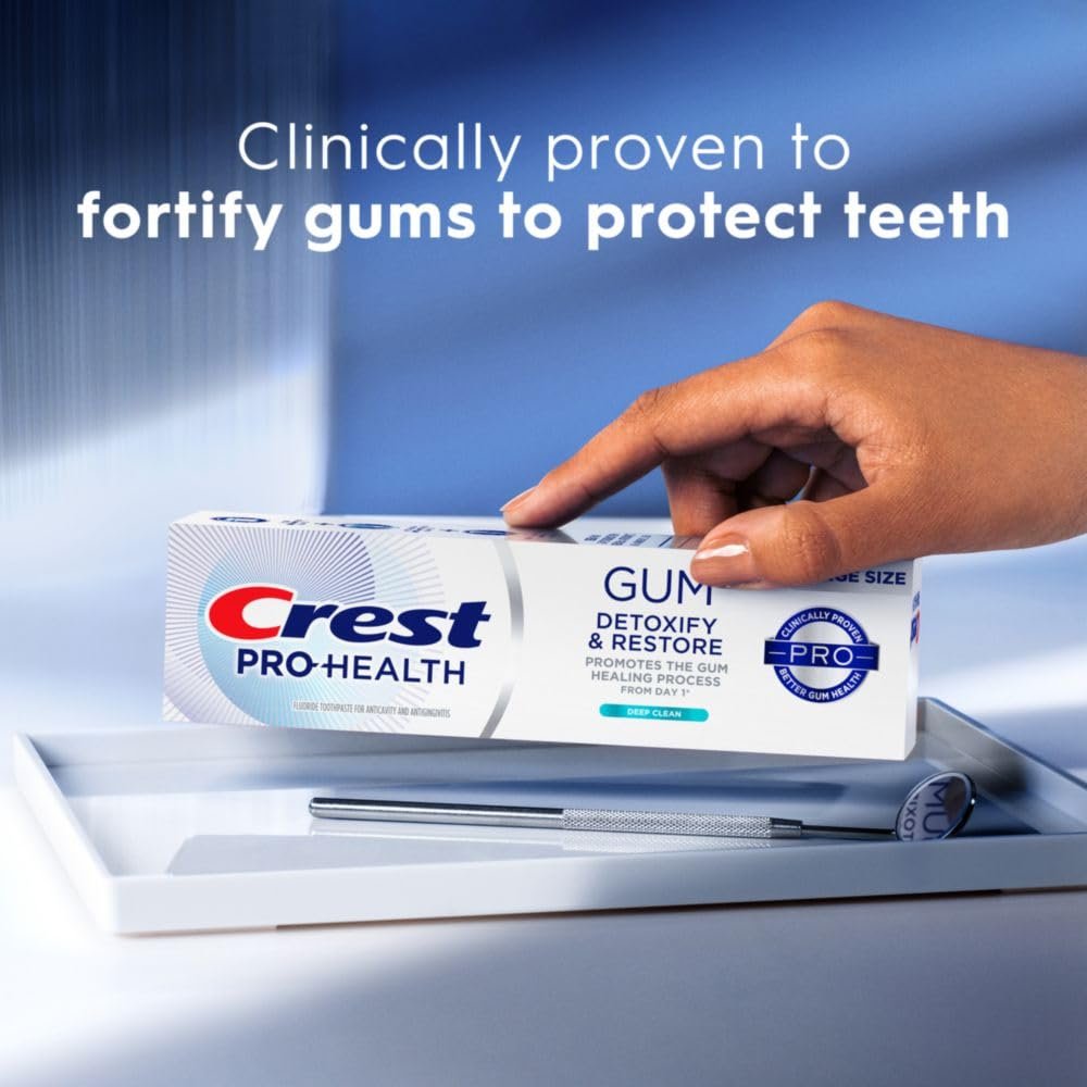 Crest Pro-Health Gum Detoxify & Restore Toothpaste – 4.6 oz/ 130g Crest Pro-Health Gum Detoxify & Restore Toothpaste – 4.6 oz/ 130g