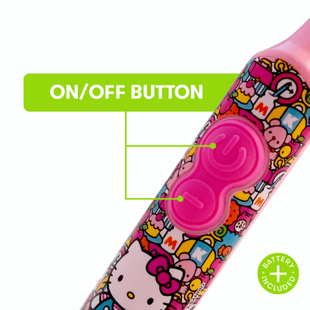 Firefly Hello Kitty Power Toothbrush with Antibacterial Cover Firefly Hello Kitty Power Toothbrush with Antibacterial Cover