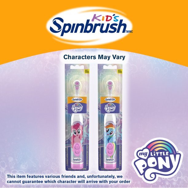 Spinbrush My Little Pony Kid’s Electric Battery Toothbrush Spinbrush My Little Pony Kid’s Electric Battery Toothbrush