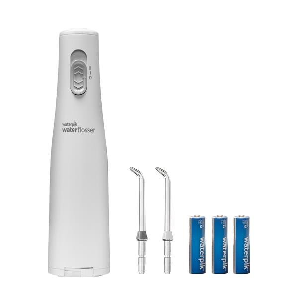tips-accessories-cordless-express-water-flosser-wf-02-white. Waterpik Cordless Express Water Flosser WF02