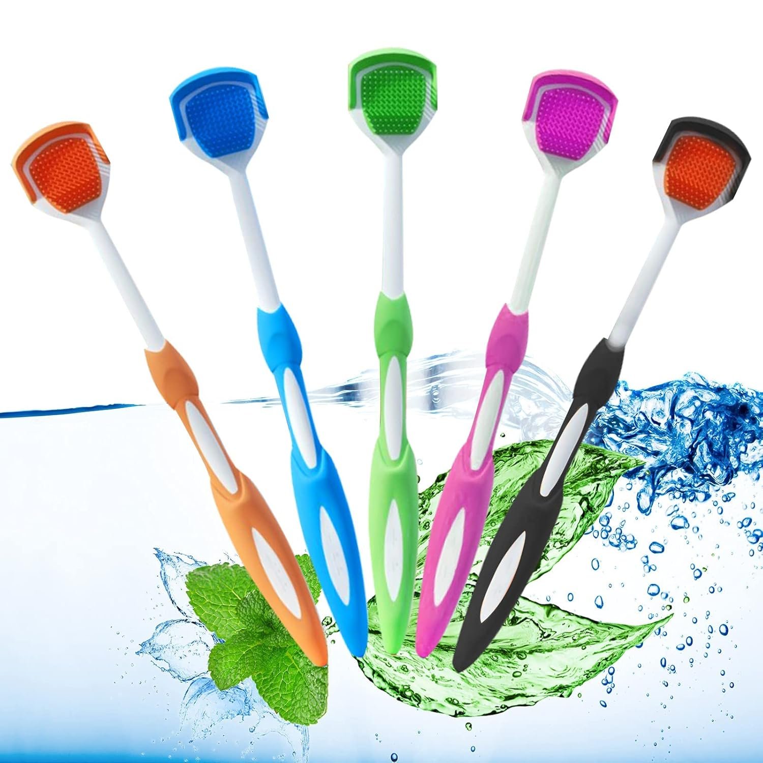 Silicon tongue cleaners
