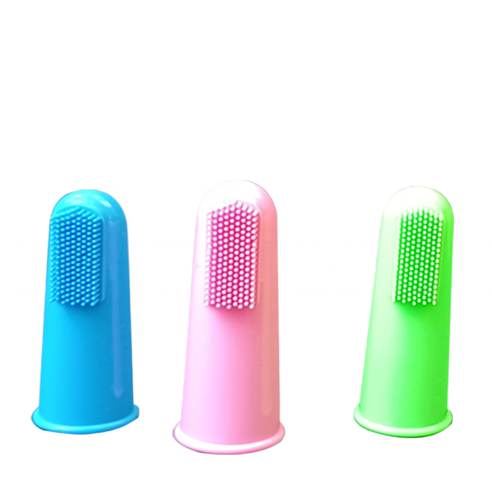 Silicon baby finger toothbrush